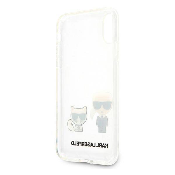 KARL LAGERFELD KLHCPXCKTR IPHONE X/XS HARDCASE TRANSPARENT KARL & CHOUPETTE