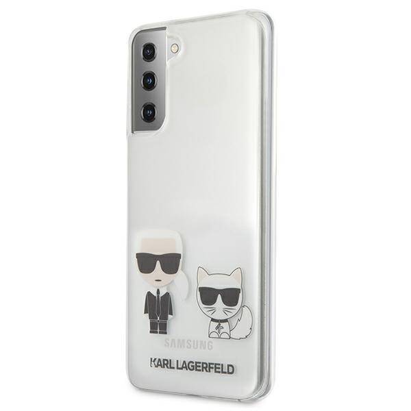 KARL LAGERFELD KLHCS21MCKTR S21+ G996 HARDCASE TRANSPARENT KARL & CHOUPETTE