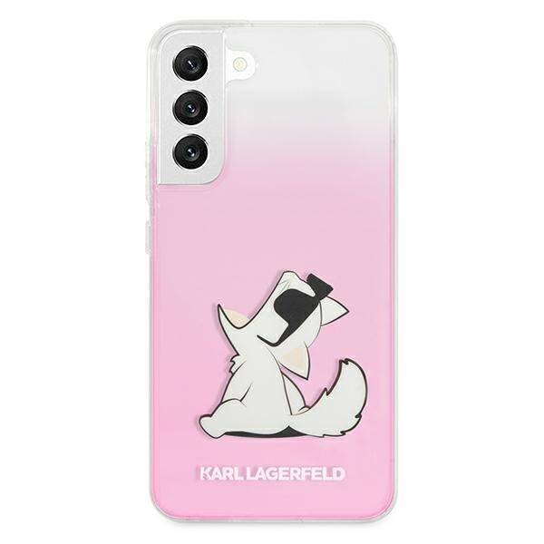 KARL LAGERFELD KLHCS22MCFNRCPI S22+ S906 HARDCASE RÓŻOWY/PINK CHOUPETTE EAT