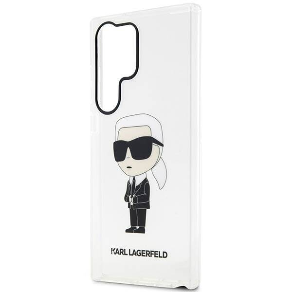 KARL LAGERFELD KLHCS23LHNIKTCT S23 ULTRA S918 TRANSPARENT HARDCASE IKONIK KARL LAGERFELD