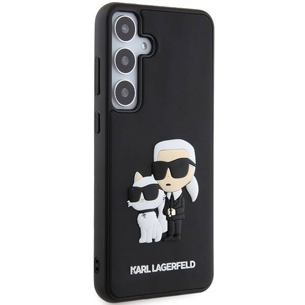 KARL LAGERFELD KLHCS24S3DRKCNK S24 S921 CZARNY/BLACK HARDCASE 3D RUBBER KARL&CHOUPETTE