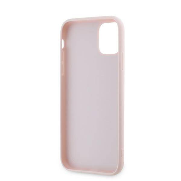 Karl Lagerfeld KLHCN61PQDSMGP iPhone 11 / Xr 6.1" różowy/pink hardcase Diagonal Quilted Script