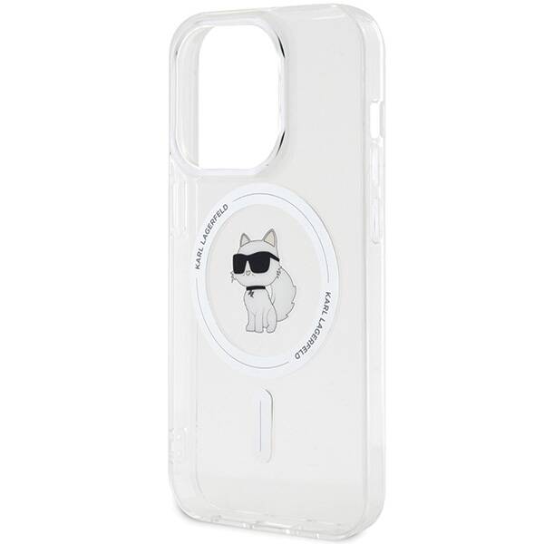 Karl Lagerfeld KLHMP13LHFCCNOT iPhone 13 Pro / 13 6.1" przezroczysty/transparent hardcase IML Choupette MagSafe