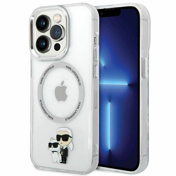 Karl Lagerfeld KLHMP13LHNKCIT iPhone 13 Pro 6,1" hardcase transparent Iconic Karl&Choupette Magsafe