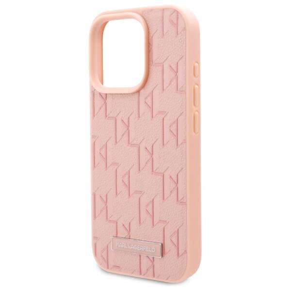 Karl Lagerfeld KLHMP16LPKHPORPP iPhone 16 Pro 6.3" różowy/pink hardcase Hot Stamp Magsafe