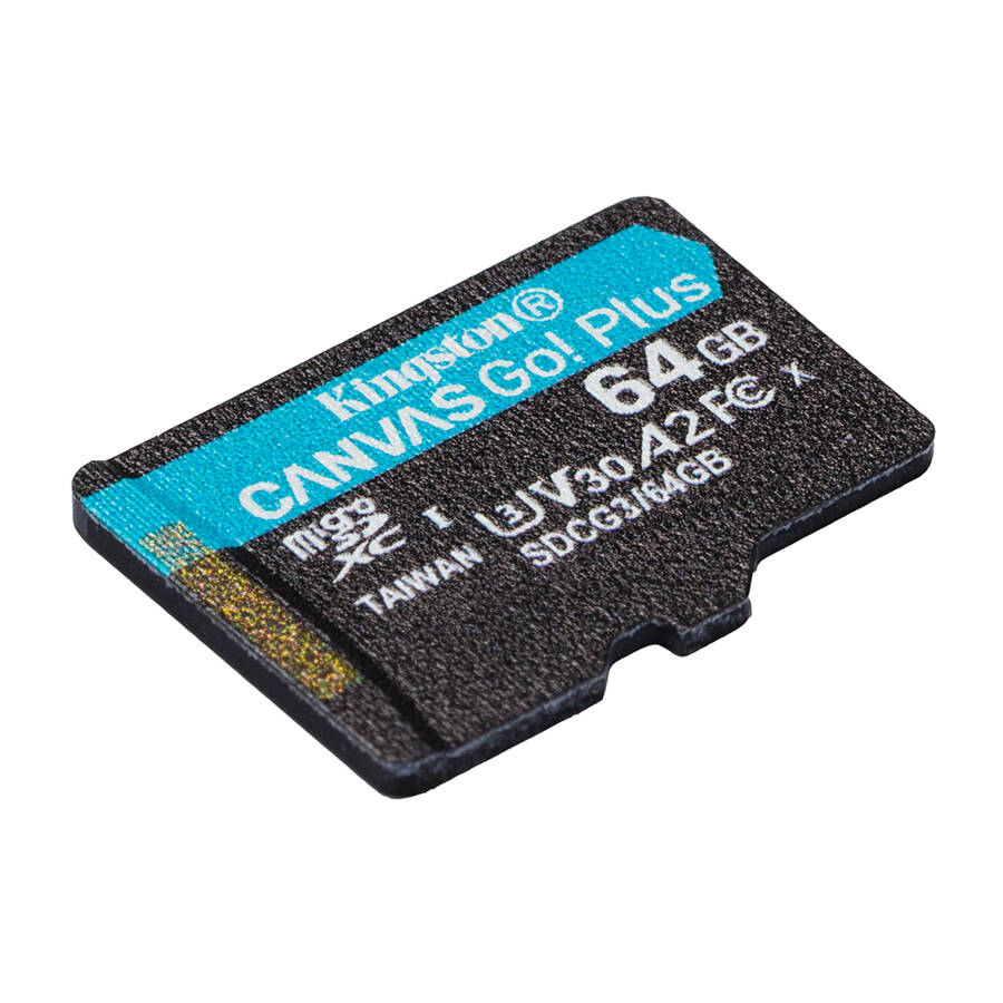 Kingston karta pamięci 64GB microSDXC Canvas Go! Plus kl. 10 UHS-I 170 MB/s