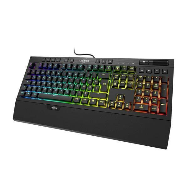 Klawiatura mechaniczna przewodowa Hama uRAGE Exodus 900 RGB Gaming , czerwone przełączniki czarna