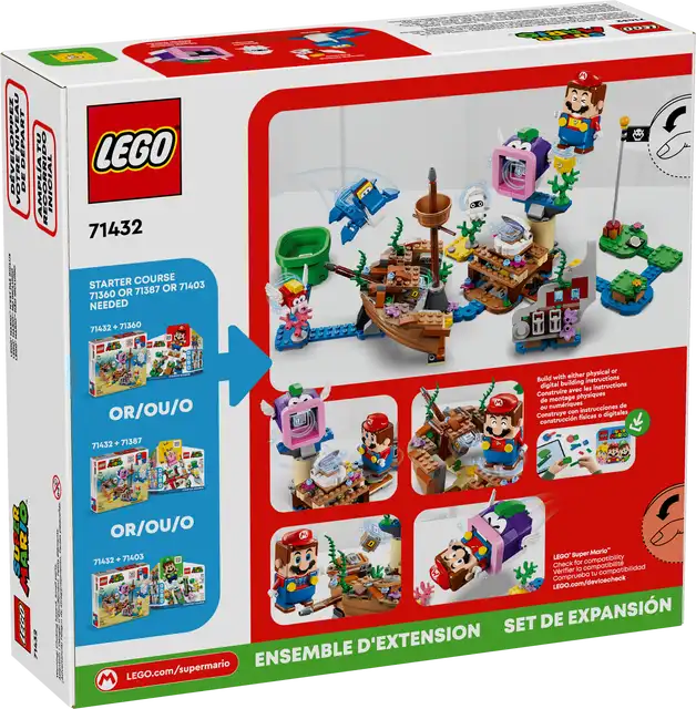 LEGO Super Mario - Przygoda Dorriego we wraku - zestaw rozszerzający 71432