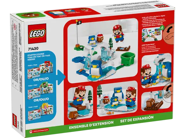 LEGO Super Mario Śniegowa przygoda penguinów – zestaw rozszerzający 71430