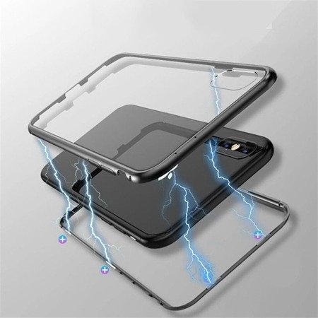 MAGNETIC CASE 360 PRZÓD+TYŁ XIAOMI MI 9 CZARNY