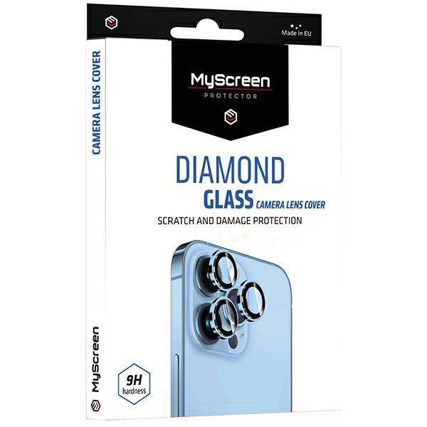 MS Diamond Glass Camera Lens Cover iPhone 14 Pro 6,1"/14 Pro Max 6,7" czarny/black Ochrona na obiektyw aparatu