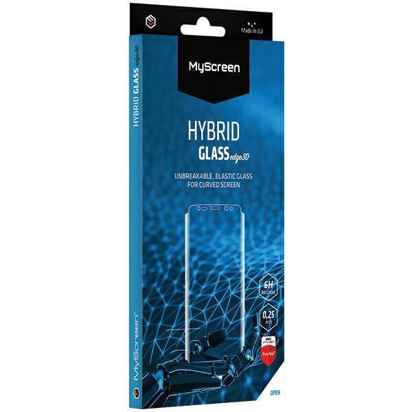 MS HybridGLASS Edge 3D iPhone 7/8 biały/white Szkło Hybrydowe