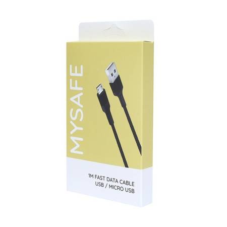 MYSAFE KABEL CL1M MICRO USB 1M CZARNY