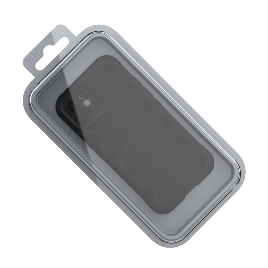 Magic Shield Case etui do iPhone 12 elastyczny pancerny pokrowiec burgundowy