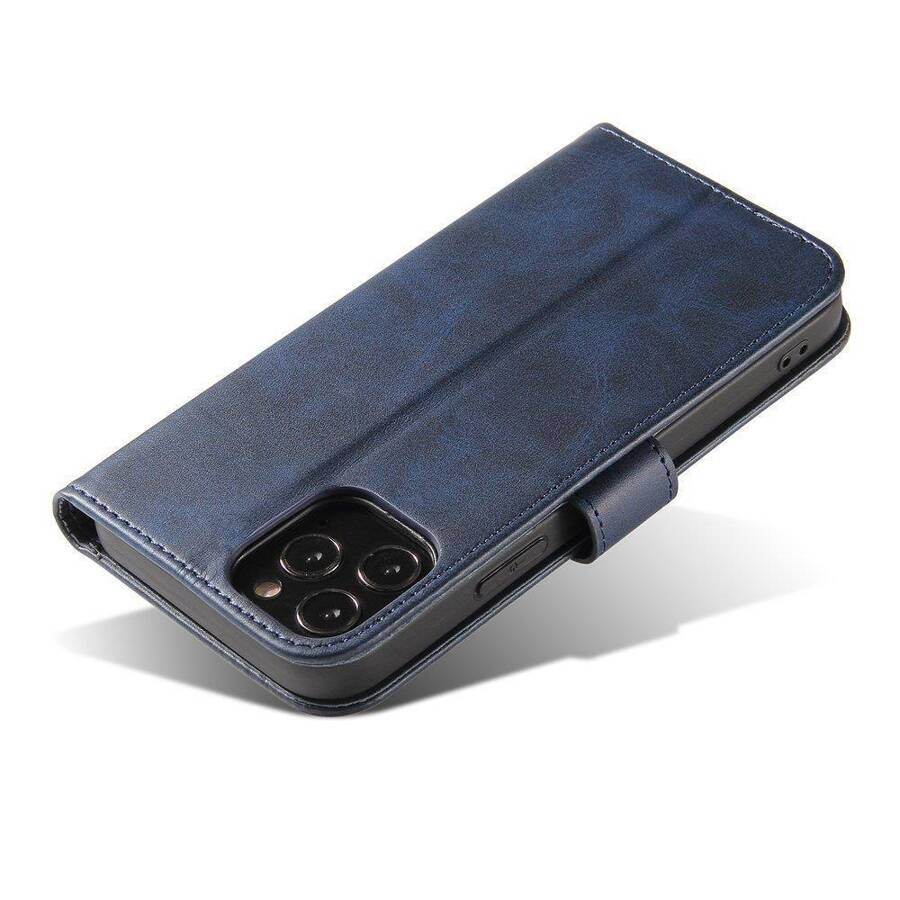 Magnet Case elegancki futerał etui pokrowiec z klapką i funkcją podstawki Samsung Galaxy A03s (166,5) niebieski