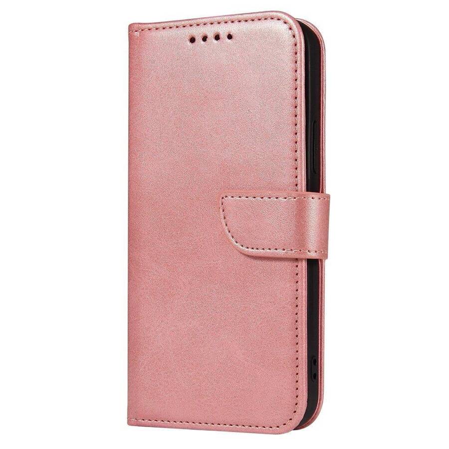 Magnet Case elegancki futerał etui pokrowiec z klapką i funkcją podstawki Samsung Galaxy A53 5G różowy