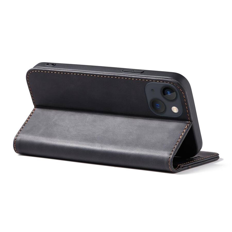 Magnet Fancy Case etui do iPhone 13 pokrowiec portfel na karty kartę podstawka czarny