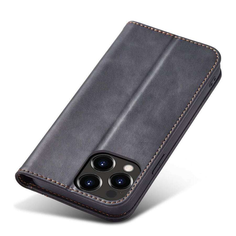 Magnet Fancy Case etui iPhone 14 Pro pokrowiec z klapką portfel podstawka czarne