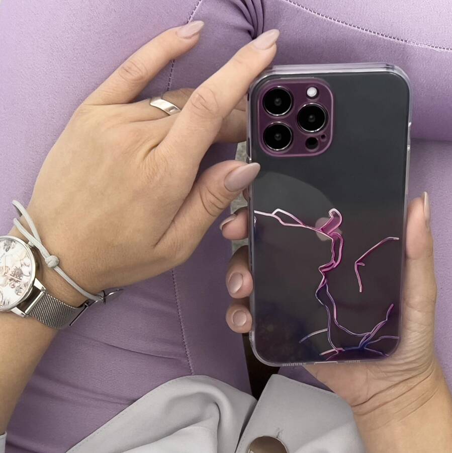 Marble Case etui do iPhone 12 Pro Max żelowy pokrowiec marmur różowy