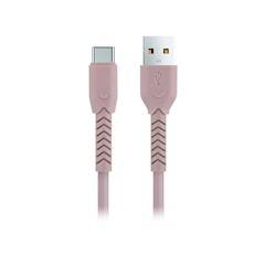 Maxlife kabel MXUC-04 USB - USB-C 1,0 m 3A różowy