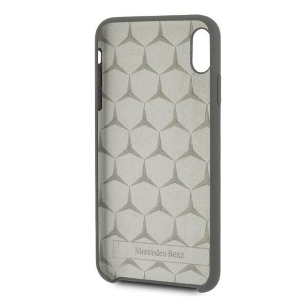 Mercedes MEHCI65SILGR iPhone Xs Max hard case szary/grey Silicon