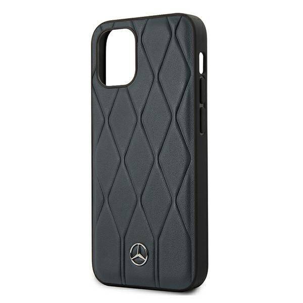 Mercedes MEHCP12SMULNA iPhone 12 mini 5,4" niebieski/blue hardcase Wave Line