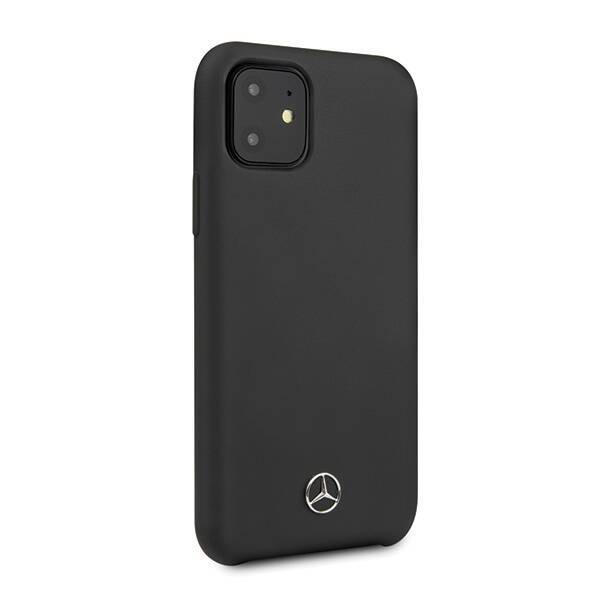 Mercedes MEHCP12SSILBK iPhone 12 mini 5,4" czarny/black hardcase Silicone Line