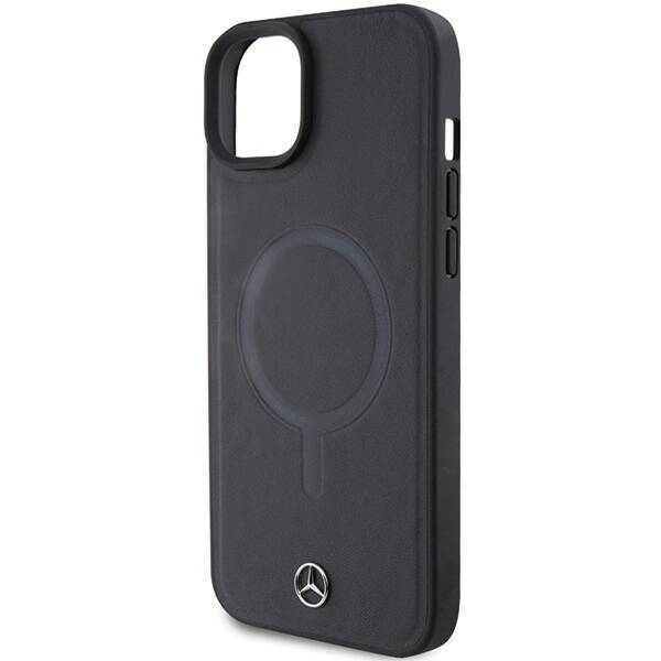 Mercedes MEHMP15M23RCMK iPhone 15 Plus  / 14 Plus 6.7" czarny/black hardcase Smooth Leather MagSafe