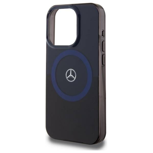 Mercedes MEHMP16X23HBIKV iPhone 16 Pro    Max 6.9" czarny niebieski/black blue hardcase MB Double Layer BiColor MagSafe