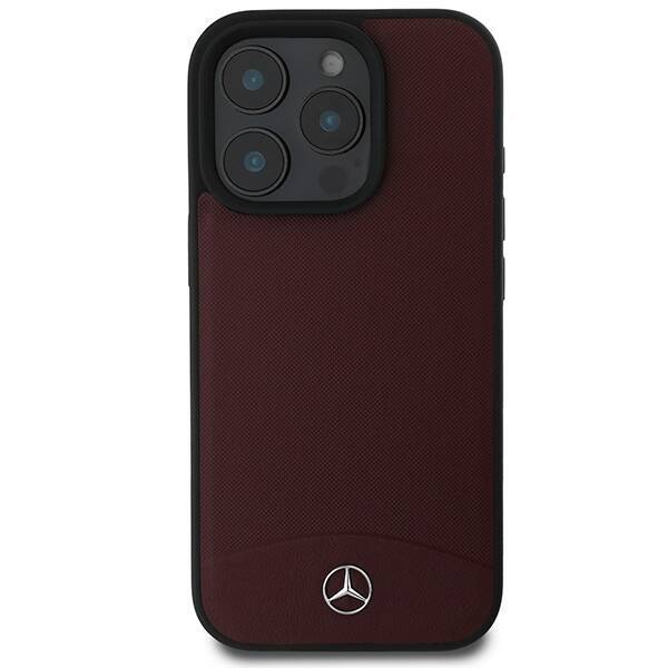 Mercedes MEHMP16X23RBARR iPhone 16 Pro Max 6.9" czerwony/red hardcase Textured And Plain Leather MagSafe