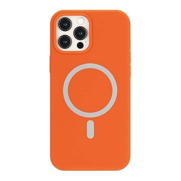 Mercury MagSafe Silicone iPhone 12 Pro Max 6.7" pomarańczowy/orange