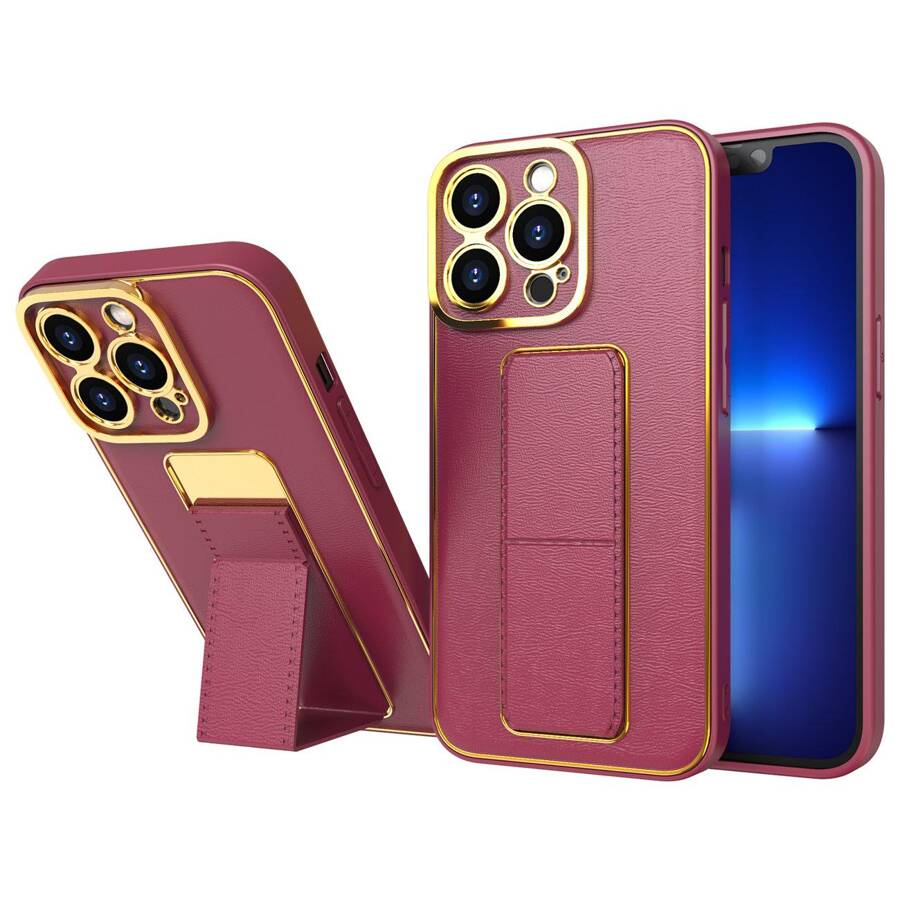 New Kickstand Case etui do Samsung Galaxy A12 5G z podstawką czerwony