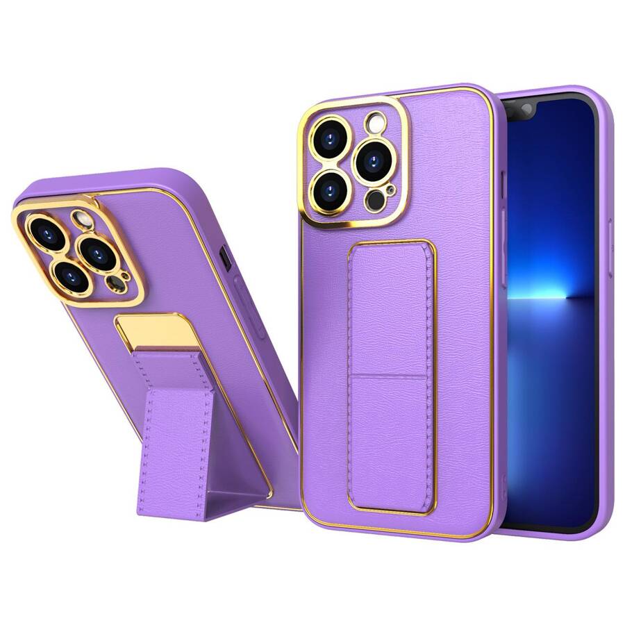 New Kickstand Case etui do Samsung Galaxy A12 5G z podstawką fioletowy