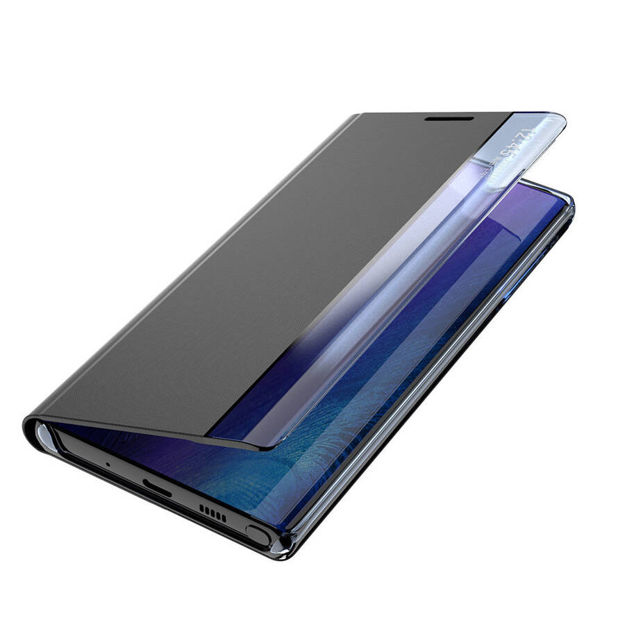 New Sleep Case etui do Samsung Galaxy A14 pokrowiec z klapką podstawka niebieskie