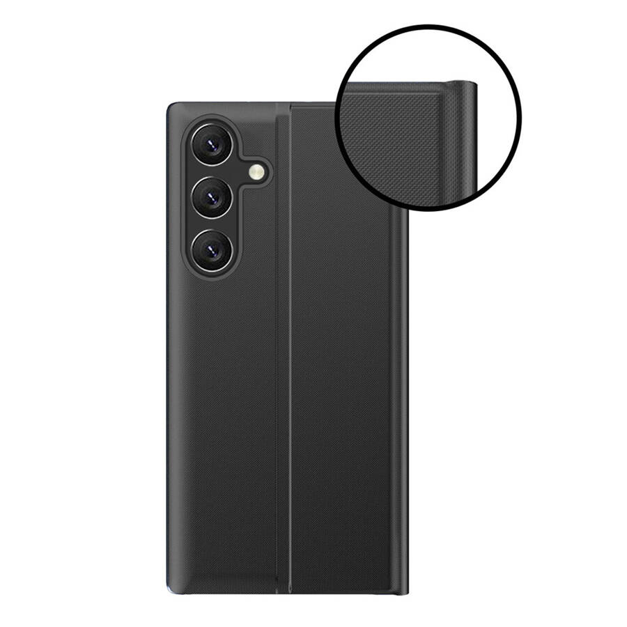 New Sleep Case etui do Xiaomi Redmi Note 12 5G / Poco X5 5G pokrowiec z klapką podstawka czarne