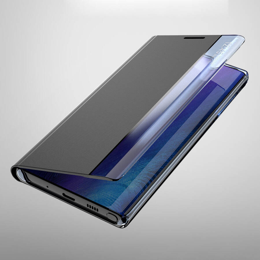 New Sleep Case pokrowiec etui z klapką z funkcją podstawki Samsung Galaxy A03s (166,5) różowy