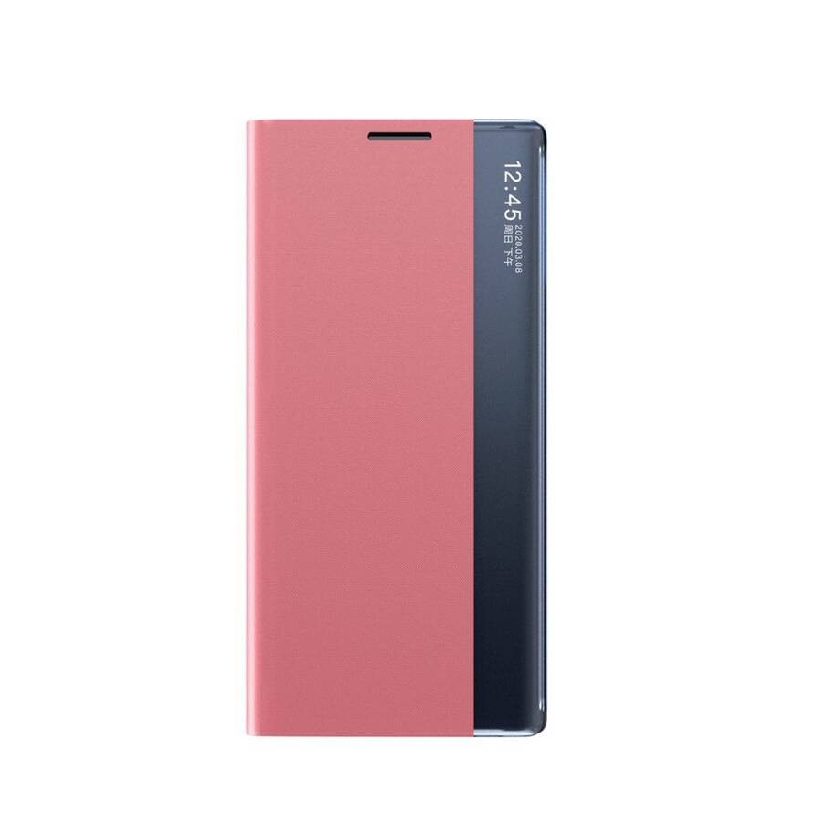 New Sleep Case pokrowiec etui z klapką z funkcją podstawki Samsung Galaxy M51 różowy