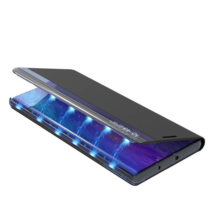 New Sleep Case pokrowiec etui z klapką z funkcją podstawki Samsung Galaxy M51 różowy