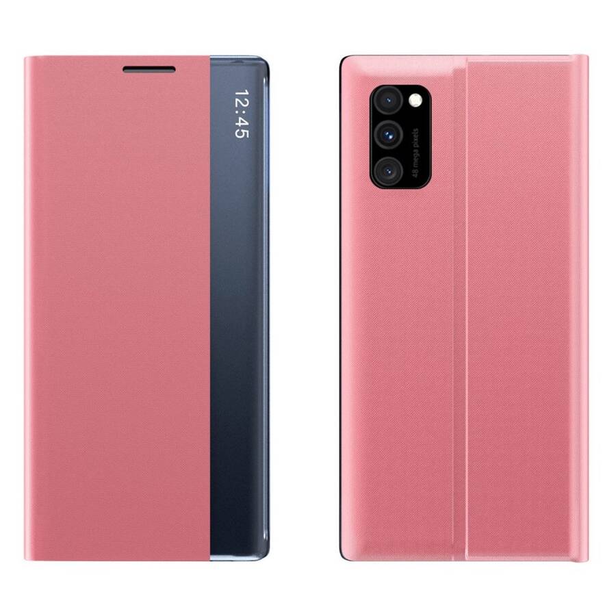 New Sleep Case pokrowiec etui z klapką z funkcją podstawki Xiaomi Redmi Note 11 Pro+ 5G (China) / 11 Pro 5G (China) / Mi11i HyperCharge / Poco X4 NFC 5G różowy