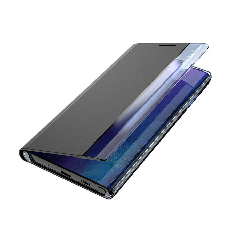 New Sleep Case pokrowiec etui z klapką z funkcją podstawki Xiaomi Redmi Note 11S / Note 11 czarny