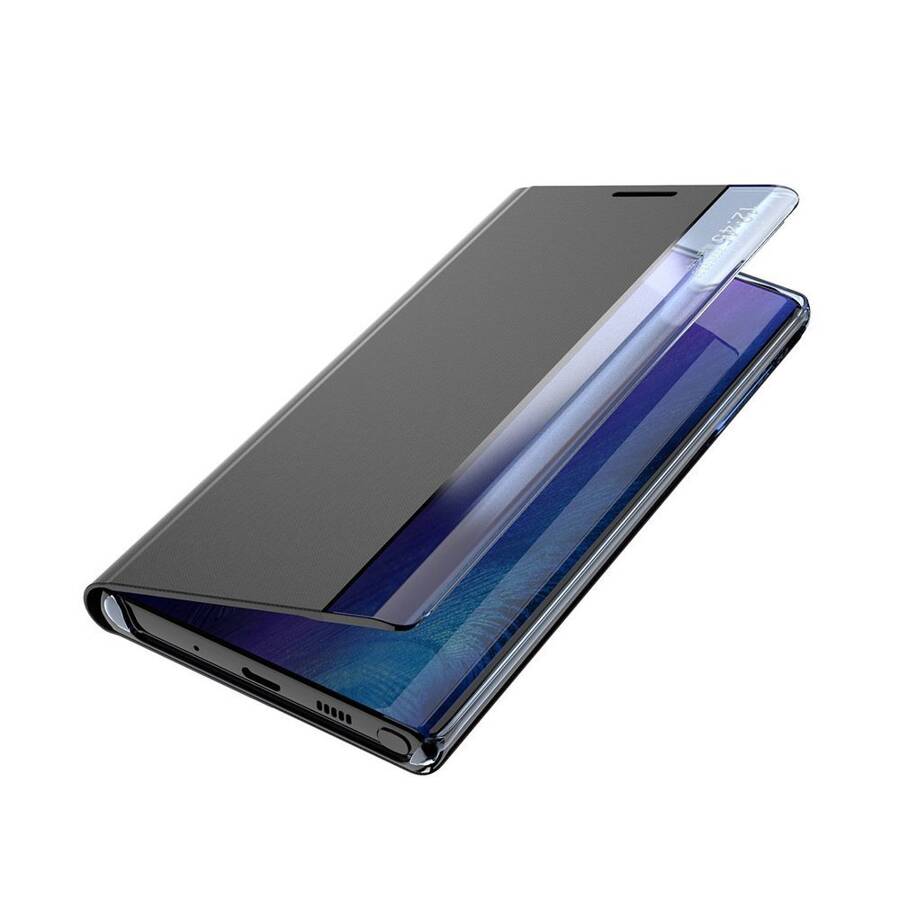 New Sleep Case pokrowiec etui z klapką z funkcją podstawki Xiaomi Redmi Note 11T 5G / Redmi Note 11S 5G / Poco M4 Pro 5G  różowy