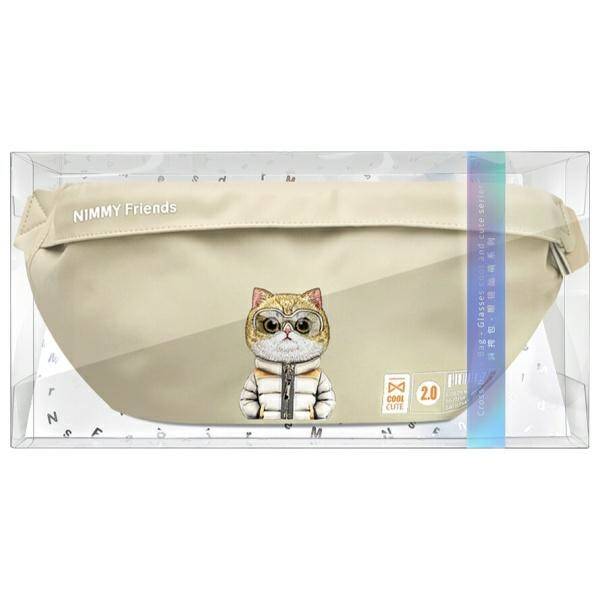 Nimmy Nerka na ramię khaki Crossbody      Cool&Cute 2.0 Cat