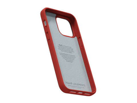 Njord "Comfort+" Cover for Apple iPhone 14 Pro Max, Burnt Orange