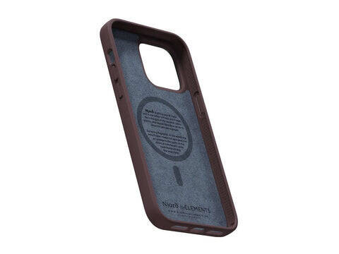 Njord "Genuine" Cover für Apple iPhone 14, brown