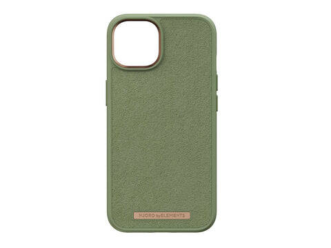 Njord "Suede MagSafe" Cover for Apple iPhone 15 Pro Max, olive