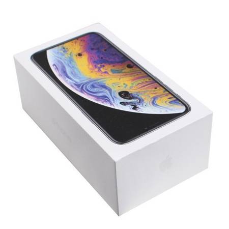 ORYGINALNE PUDEŁKO IPHONE XS MAX SILVER  A++ 