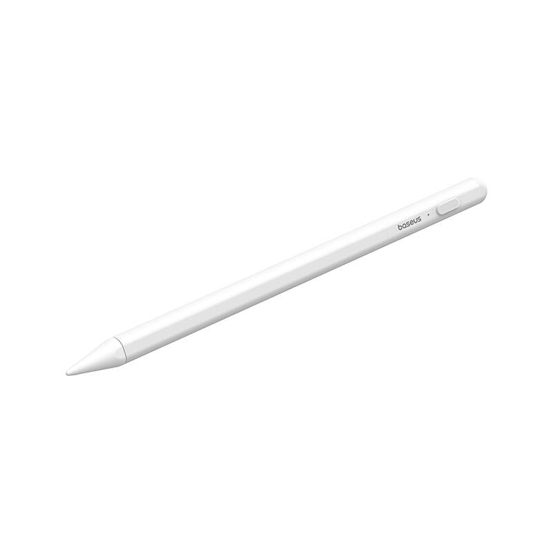 OS-Baseus rysik Smooth Writing 2 Series Stylus Lite with LED Indicators, Moon White (Active version with type-C cable and active pen tip)