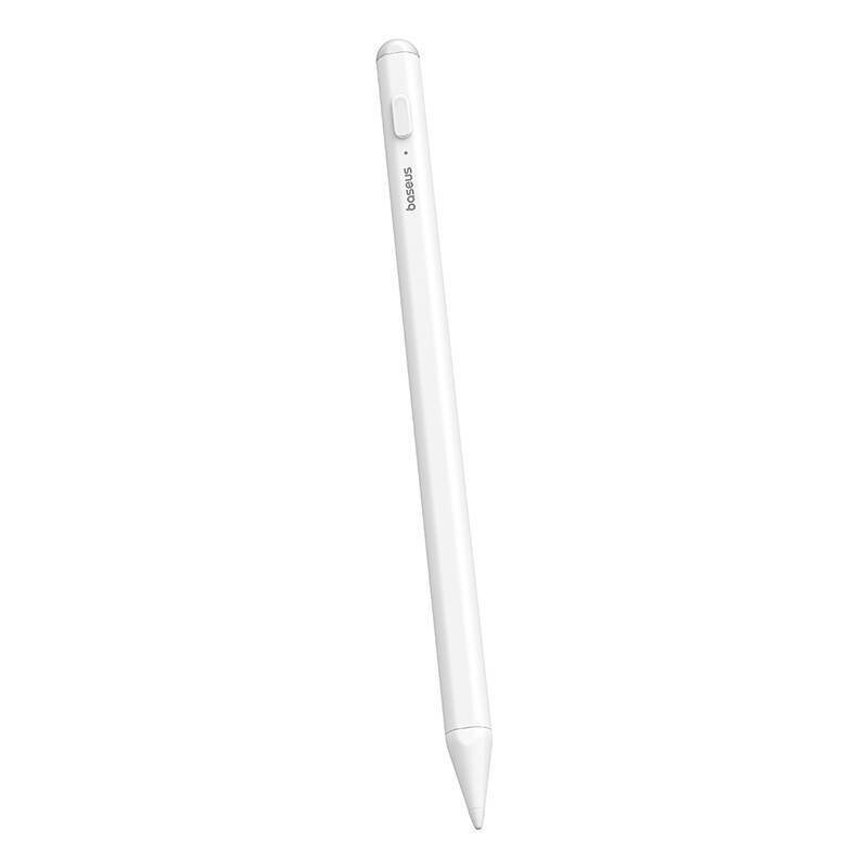 OS-Baseus rysik Smooth Writing 2 Series Stylus Lite with LED Indicators, Moon White (Active version with type-C cable and active pen tip)