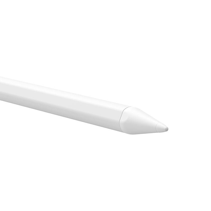 OS-Baseus rysik Smooth Writing 2 Series Stylus Lite with LED Indicators, Moon White (Active version with type-C cable and active pen tip)