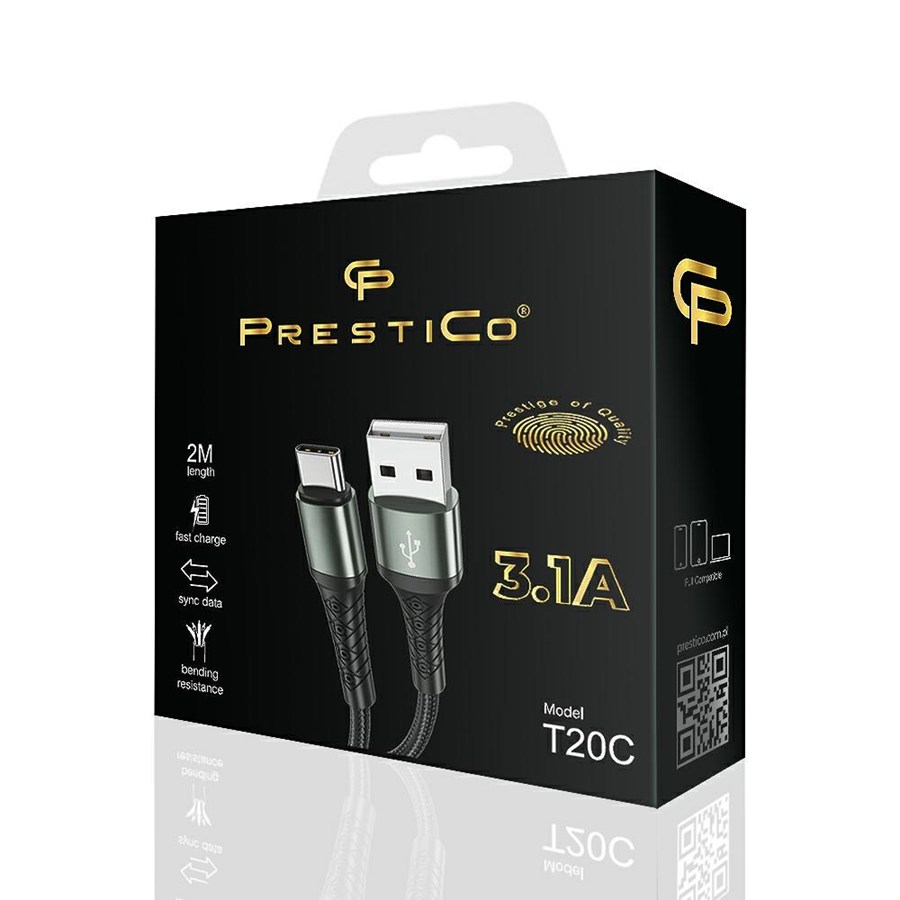 PRESTICO T20C USB/TYPE C 3 1A 2M